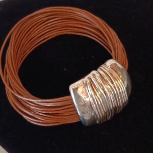 Or Paz Sterling Magnetic Bracelet